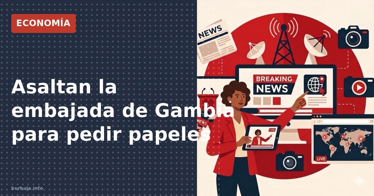 Asaltan la embajada de Gambia para pedir papeles
