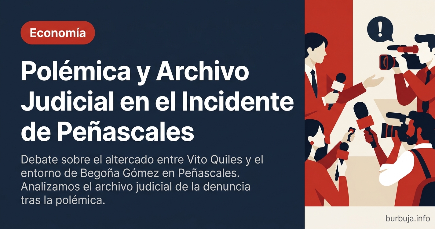 Debate sobre el altercado entre Vito Quiles y el entorno de Begoña Gómez en Peñascales. Analizamos el archivo judicial de la 