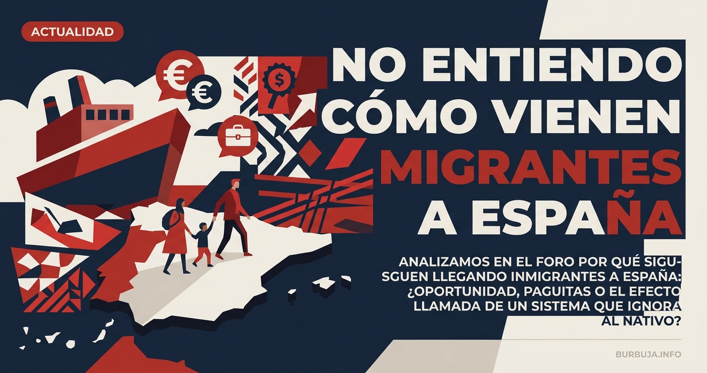 Analizamos en el foro por qué siguen llegando inmigrantes a España: ¿oportunidad, paguitas o el efecto llamada de un sistema 