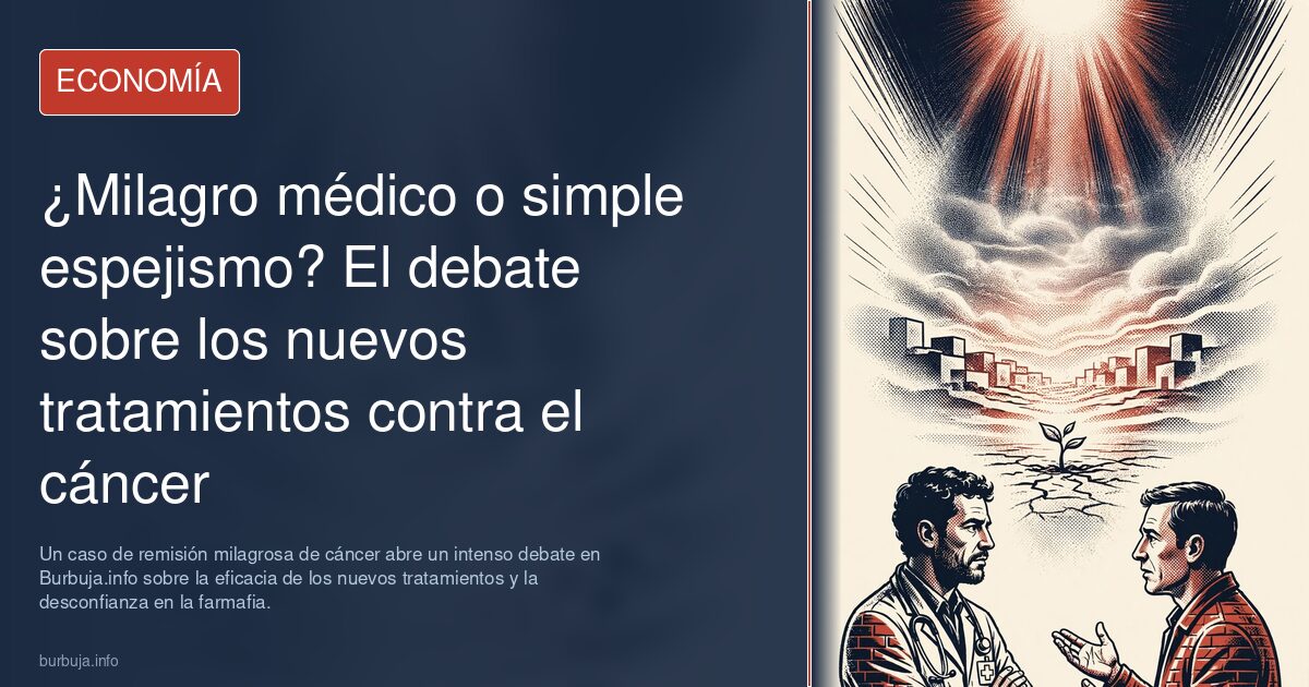 Un caso de remisión milagrosa de cáncer abre un intenso debate en Burbuja.info sobre la eficacia de los nuevos tratamientos y
