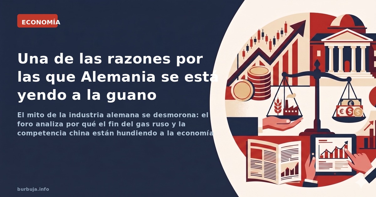 El mito de la industria alemana se desmorona: el foro analiza por qué el fin del gas ruso y la competencia china están hundie
