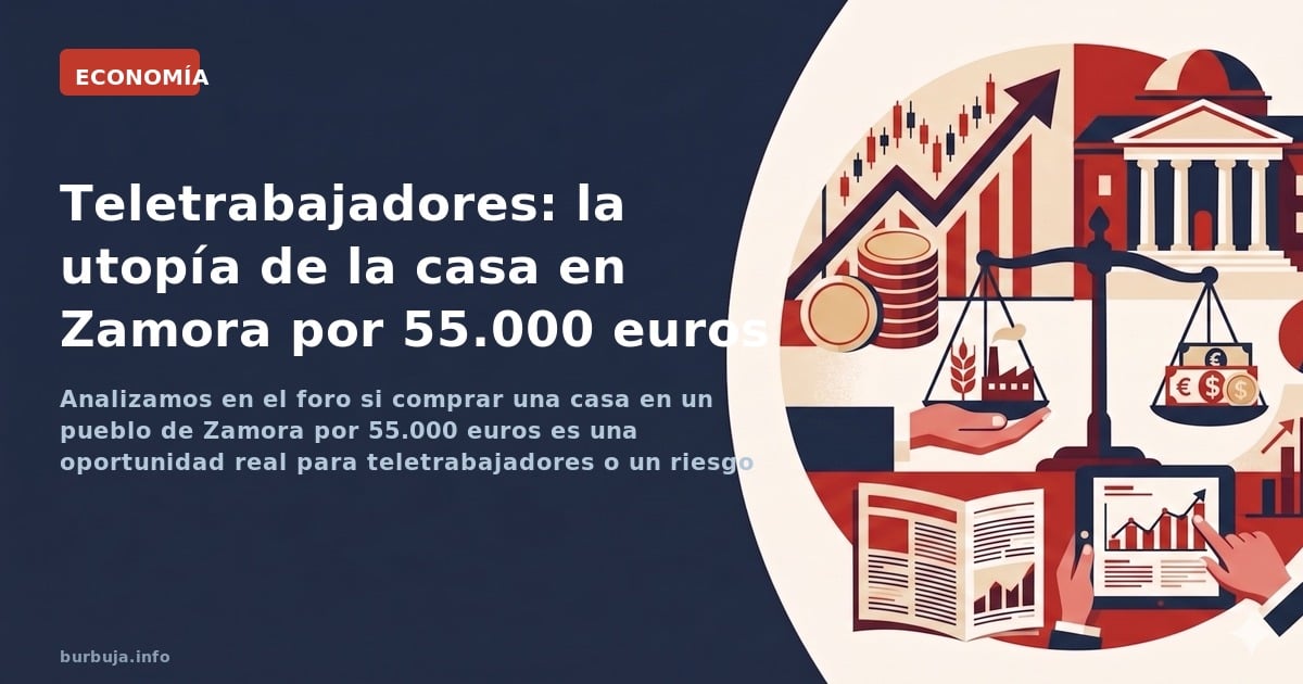 Analizamos en el foro si comprar una casa en un pueblo de Zamora por 55.000 euros es una oportunidad real para teletrabajador