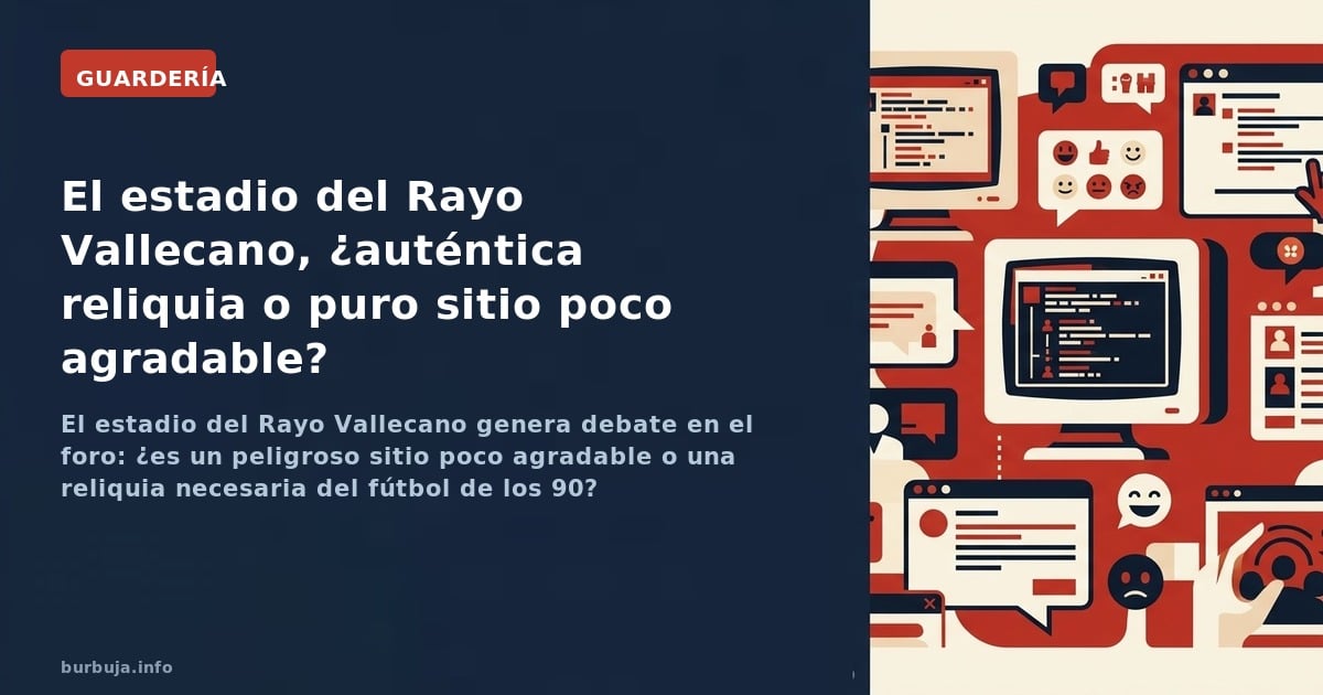 El estadio del Rayo Vallecano, ¿auténtica reliquia o puro sitio poco agradable?