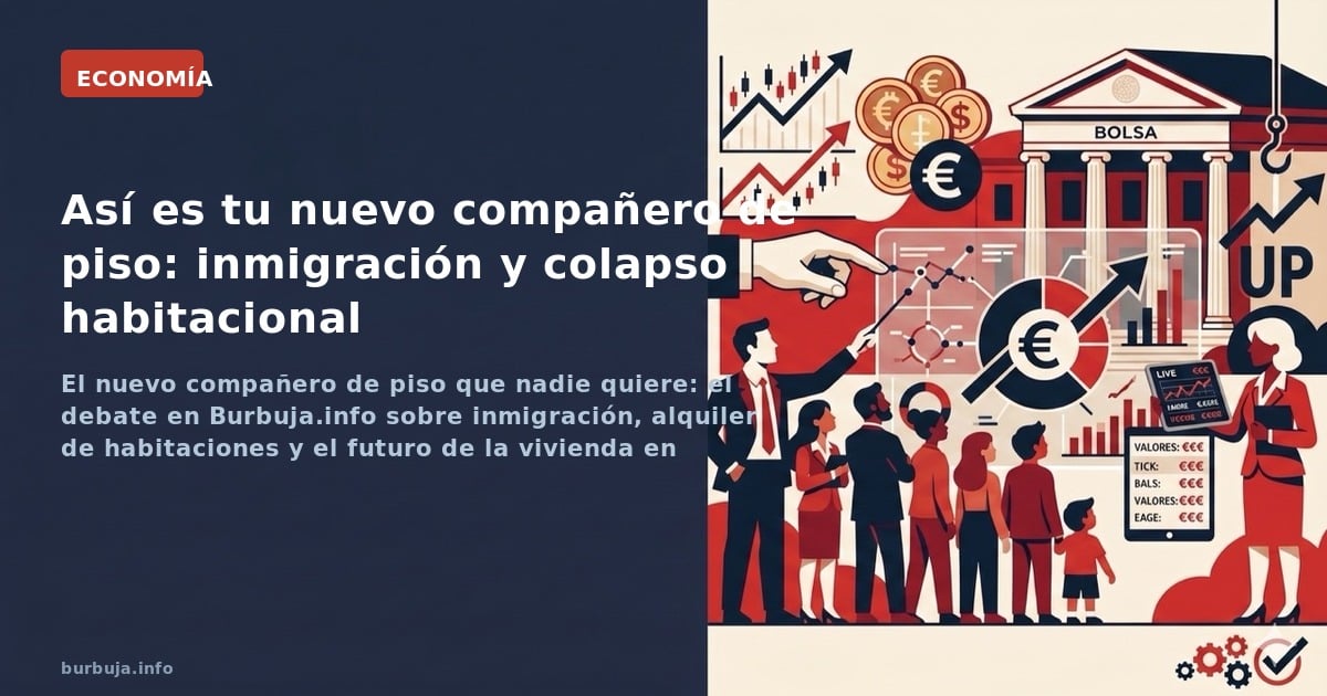 El nuevo compañero de piso que nadie quiere: el debate en Burbuja.info sobre inmigración, alquiler de habitaciones y el futur