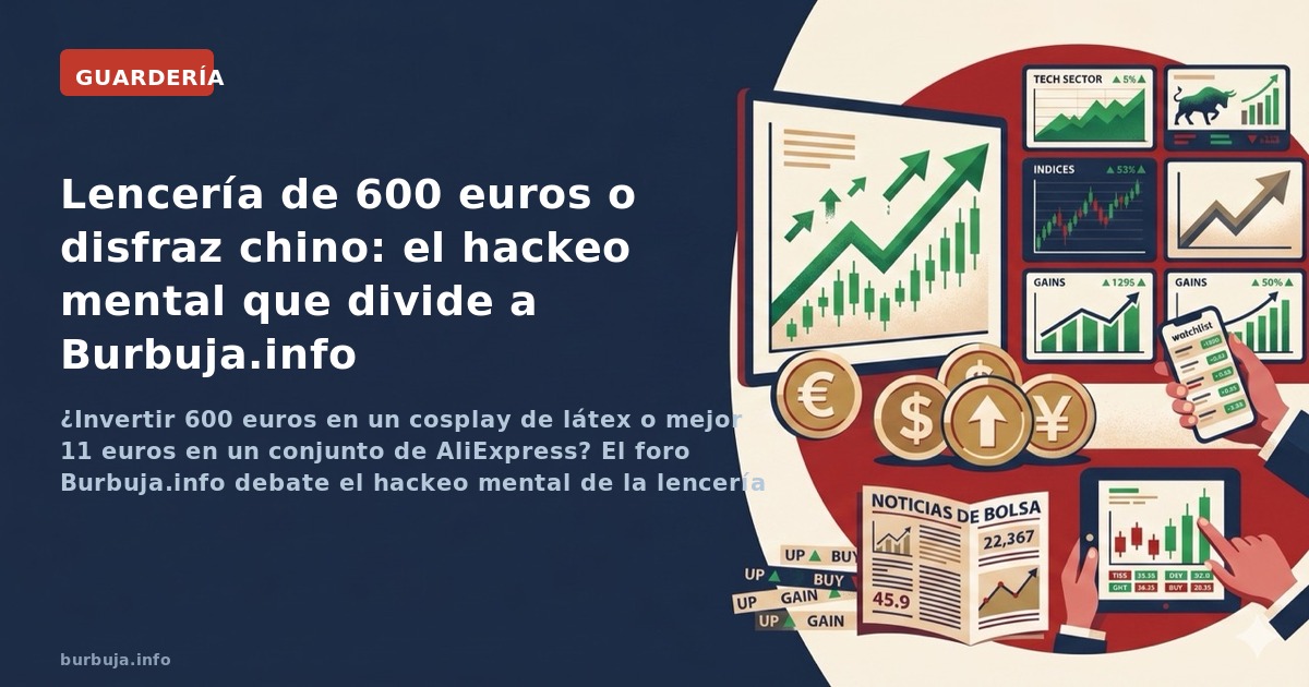 ¿Invertir 600 euros en un cosplay de látex o mejor 11 euros en un conjunto de AliExpress? El foro Burbuja.info debate el hack