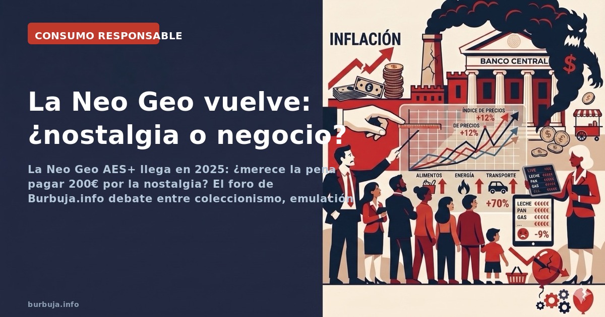 La Neo Geo AES+ llega en 2025: ¿merece la pena pagar 200€ por la nostalgia? El foro de Burbuja.info debate entre coleccionism