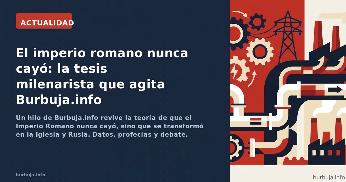 Un hilo de Burbuja.info revive la teoría de que el Imperio Romano nunca cayó, sino que se transformó en la Iglesia y Rusia. D