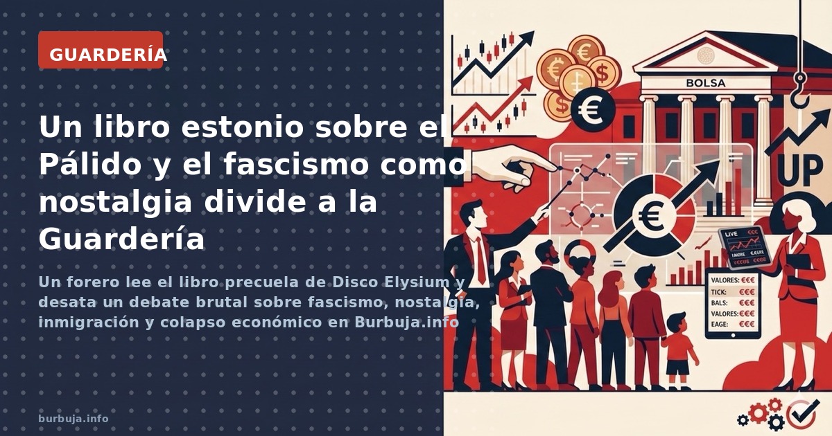 Un forero lee el libro precuela de Disco Elysium y desata un debate brutal sobre fascismo, nostalgia, inmigración y colapso e