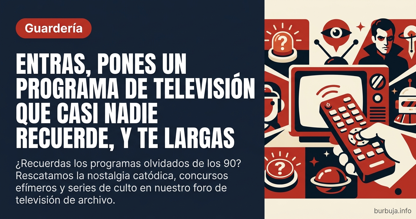¿Recuerdas los programas olvidados de los 90? Rescatamos la nostalgia catódica, concursos efímeros y series de culto en nuest