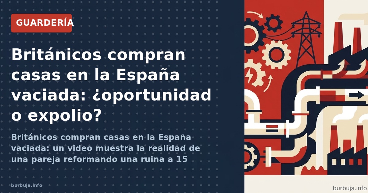Británicos compran casas en la España vaciada: un video muestra la realidad de una pareja reformando una ruina a 15 minutos d