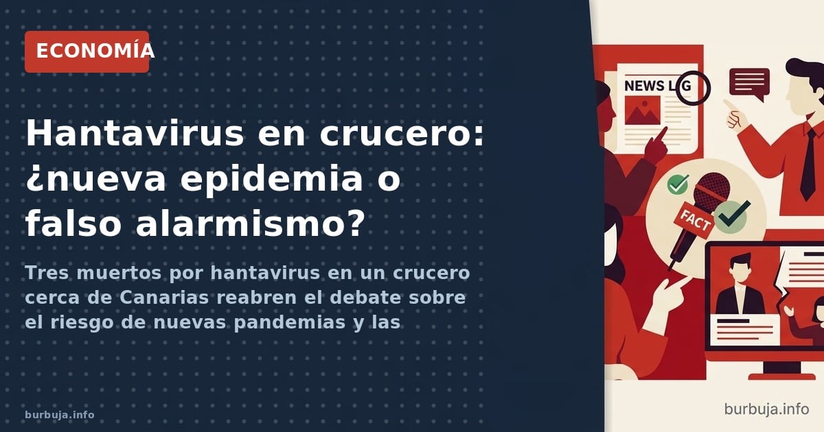 Tres muertos por hantavirus en un crucero cerca de Canarias reabren el debate sobre el riesgo de nuevas pandemias y las sospe