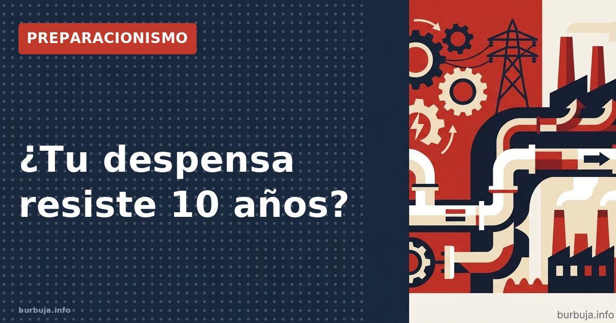 ¿Tu despensa resiste 10 años?