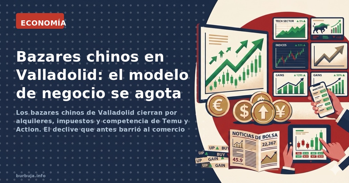 Los bazares chinos de Valladolid cierran por alquileres, impuestos y competencia de Temu y Action. El declive que antes barri