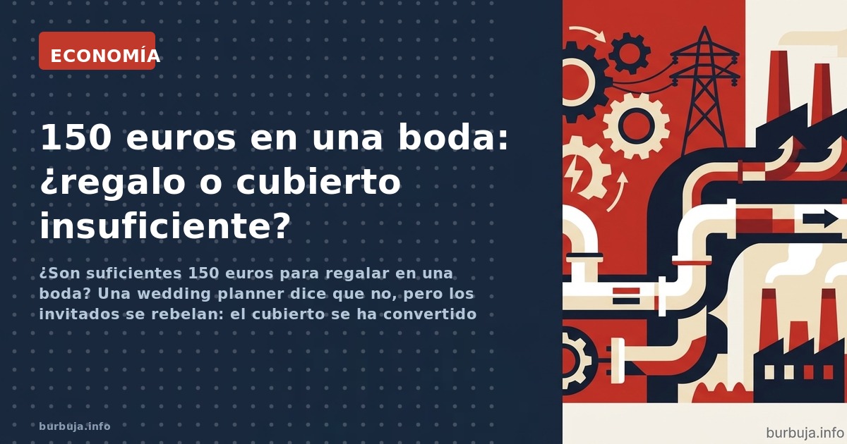 ¿Son suficientes 150 euros para regalar en una boda? Una wedding planner dice que no, pero los invitados se rebelan: el cubie