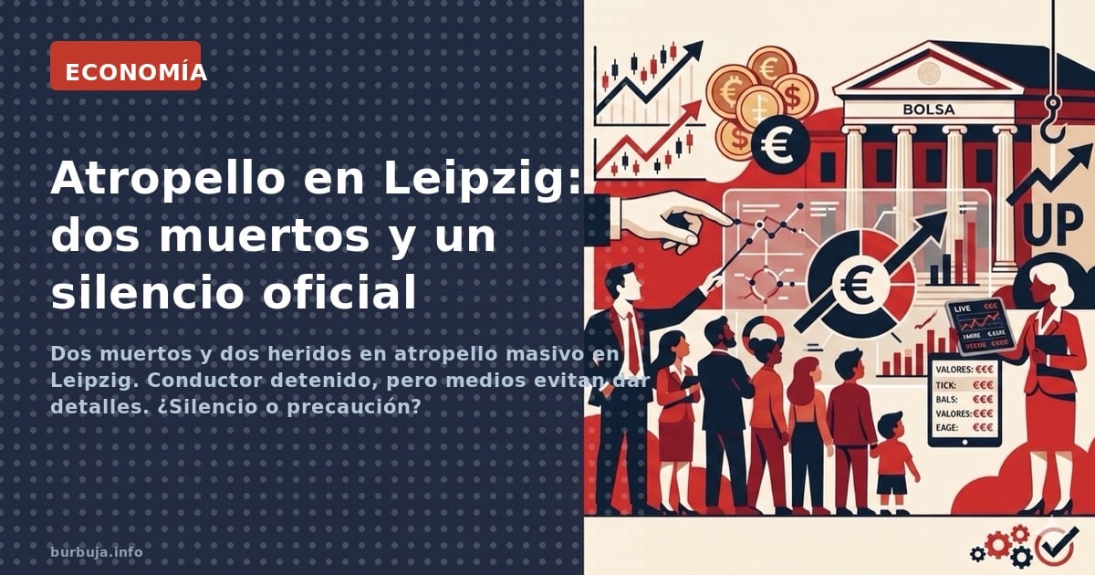 Dos muertos y dos heridos en atropello masivo en Leipzig. Conductor detenido, pero medios evitan dar detalles. ¿Silencio o pr
