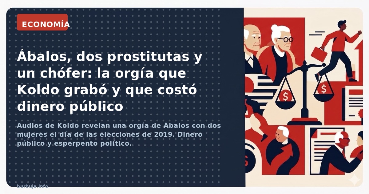 Audios de Koldo revelan una orgía de Ábalos con dos mujeres el día de las elecciones de 2019. Dinero público y esperpento pol