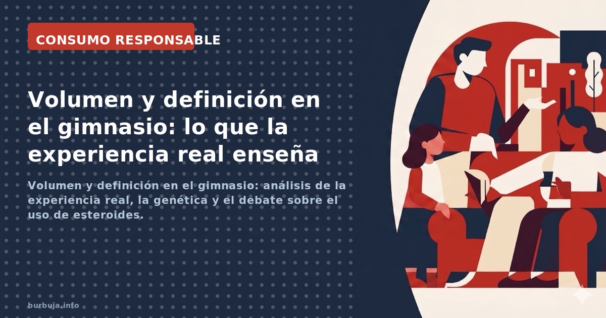 Volumen y definición en el gimnasio: análisis de la experiencia real, la genética y el debate sobre el uso de esteroides.
