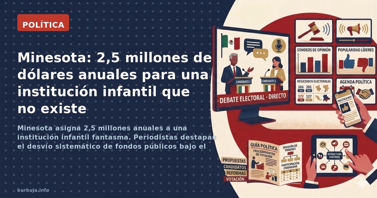 Minesota asigna 2,5 millones anuales a una institución infantil fantasma. Periodistas destapan el desvío sistemático de fondo
