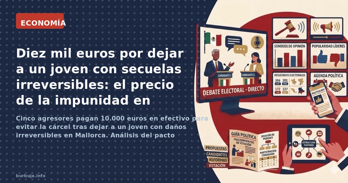 Cinco agresores pagan 10.000 euros en efectivo para evitar la cárcel tras dejar a un joven con daños irreversibles en Mallorc