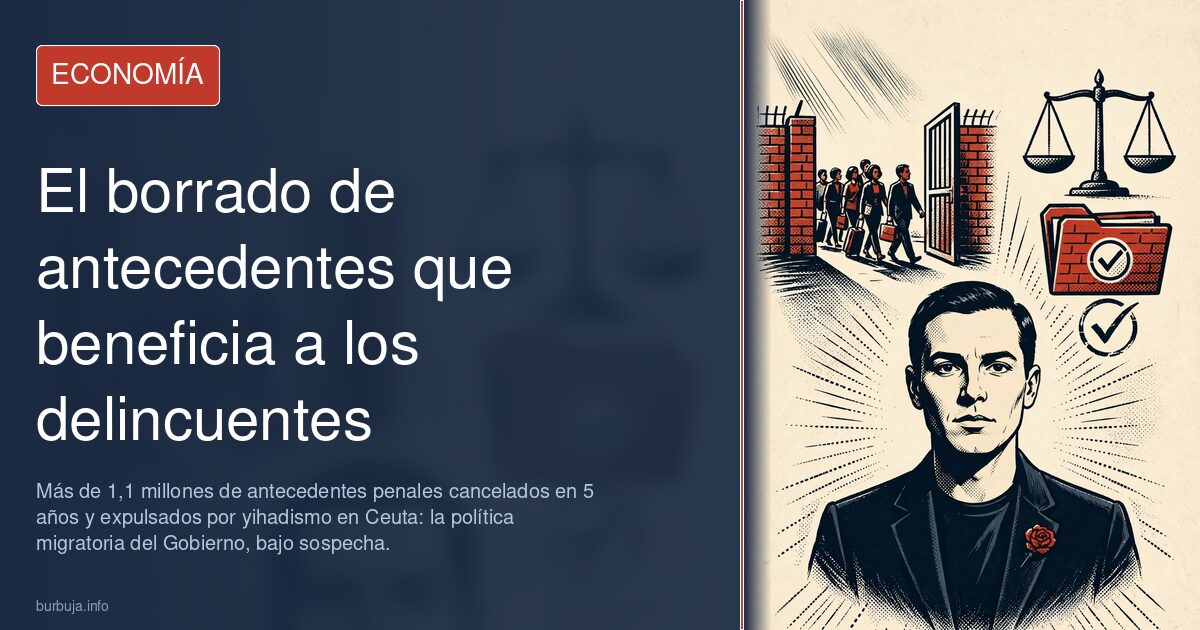 El borrado de antecedentes que beneficia a los delincuentes