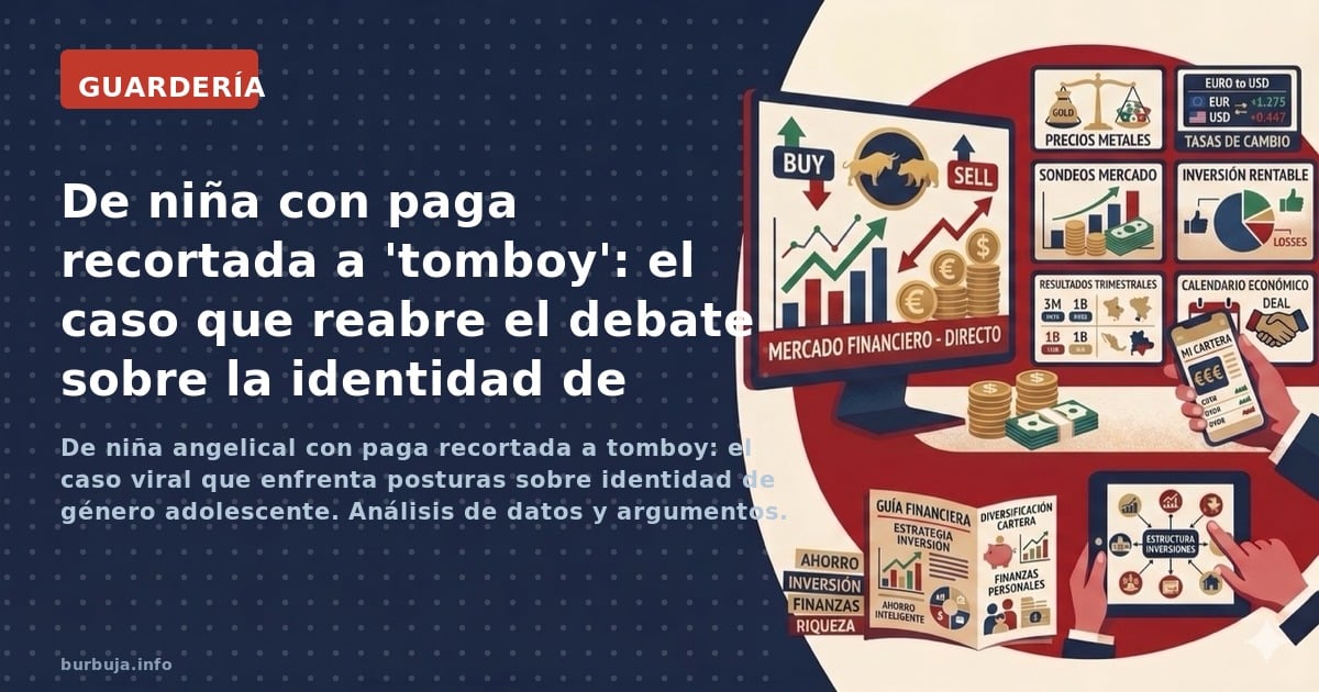 De niña angelical con paga recortada a tomboy: el caso viral que enfrenta posturas sobre identidad de género adolescente. Aná