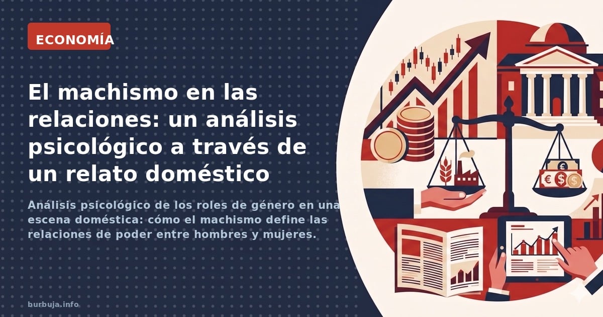 Análisis psicológico de los roles de género en una escena doméstica: cómo el machismo define las relaciones de poder entre ho