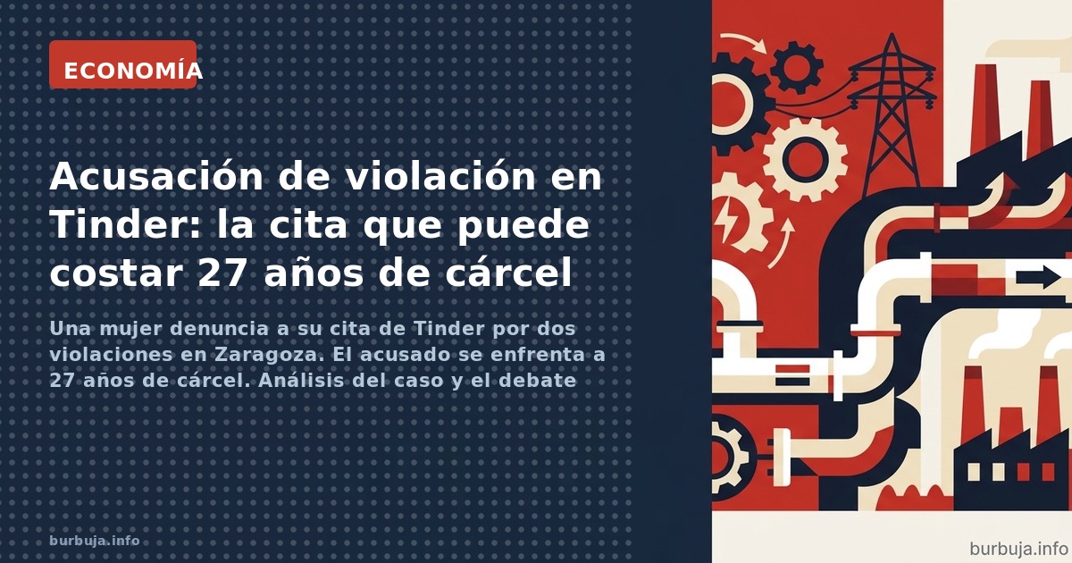 Una mujer denuncia a su cita de Tinder por dos violaciones en Zaragoza. El acusado se enfrenta a 27 años de cárcel. Análisis 