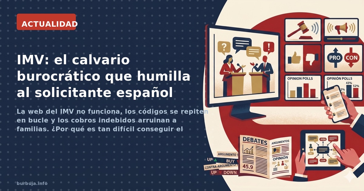 La web del IMV no funciona, los códigos se repiten en bucle y los cobros indebidos arruinan a familias. ¿Por qué es tan difíc