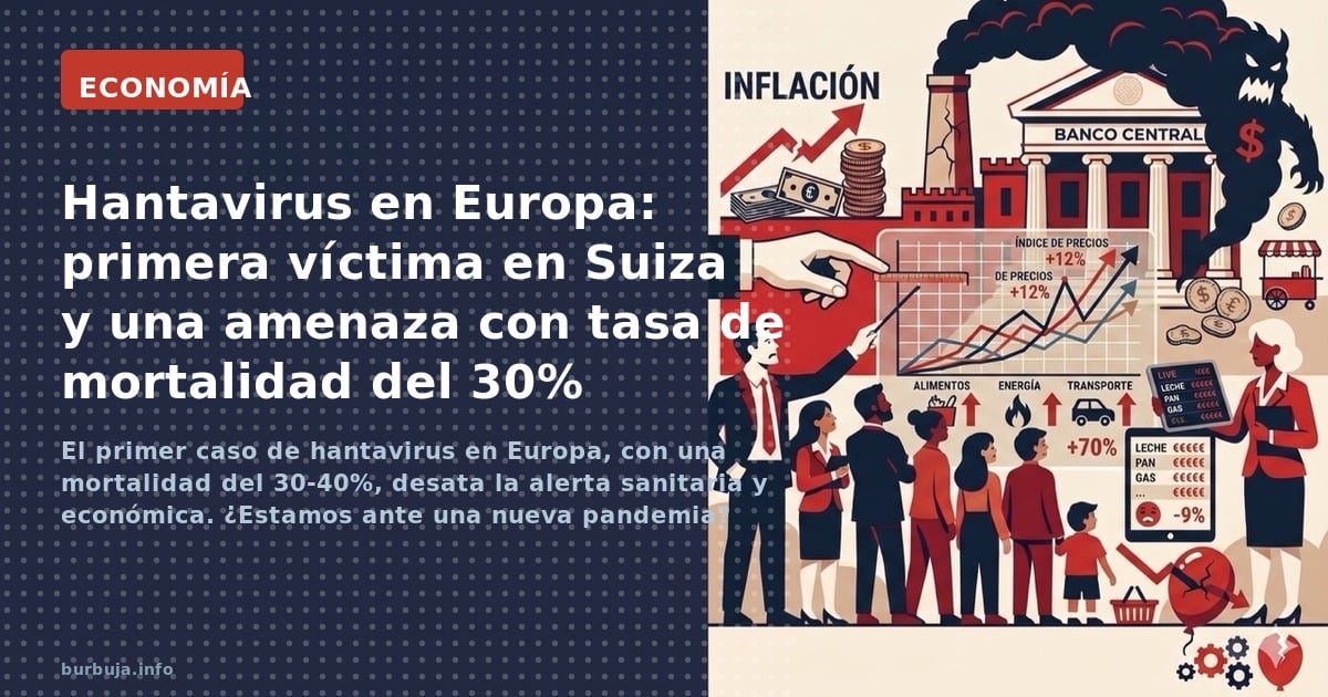 El primer caso de hantavirus en Europa, con una mortalidad del 30-40%, desata la alerta sanitaria y económica. ¿Estamos ante 