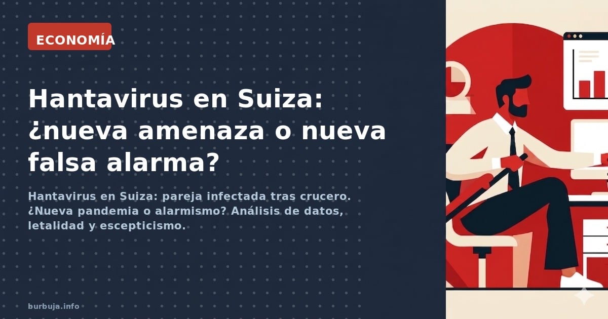 Hantavirus en Suiza: pareja infectada tras crucero. ¿Nueva pandemia o alarmismo? Análisis de datos, letalidad y escepticismo.
