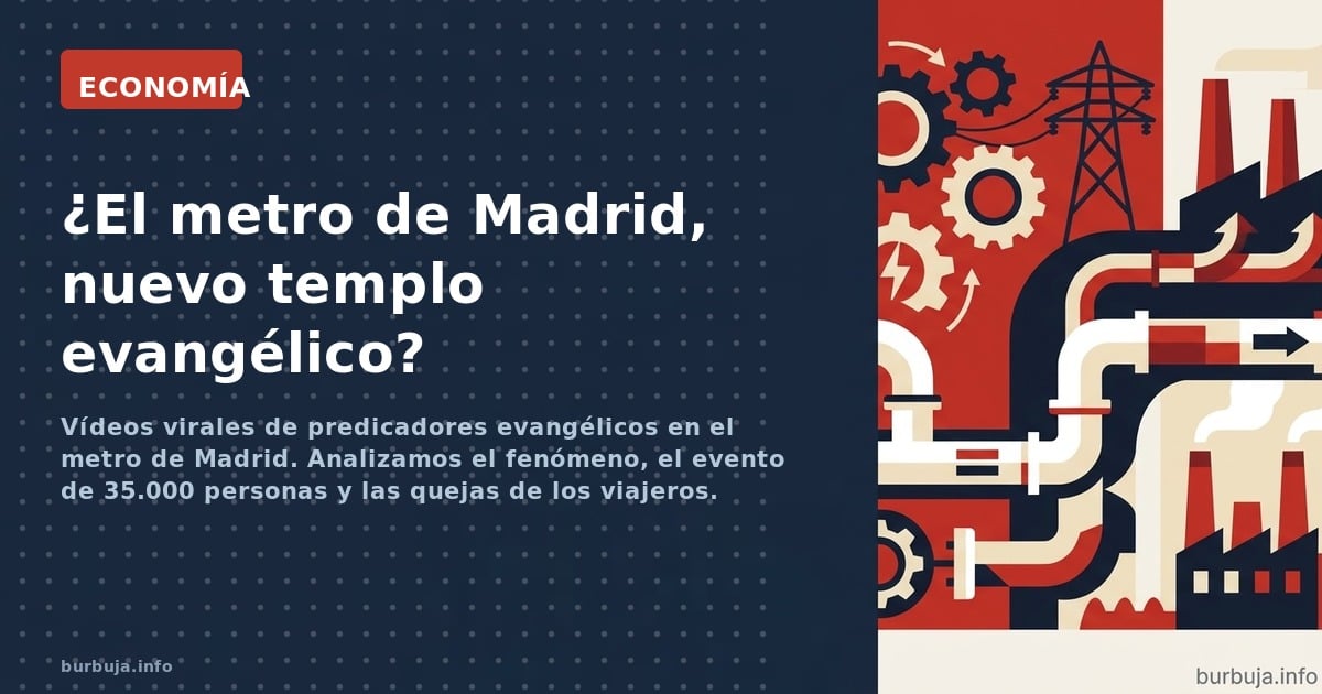 Vídeos virales de predicadores evangélicos en el metro de Madrid. Analizamos el fenómeno, el evento de 35.000 personas y las 
