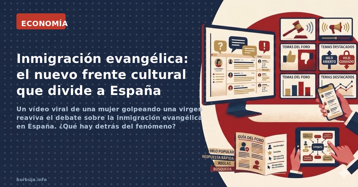 Un vídeo viral de una mujer golpeando una virgen reaviva el debate sobre la inmigración evangélica en España. ¿Qué hay detrás