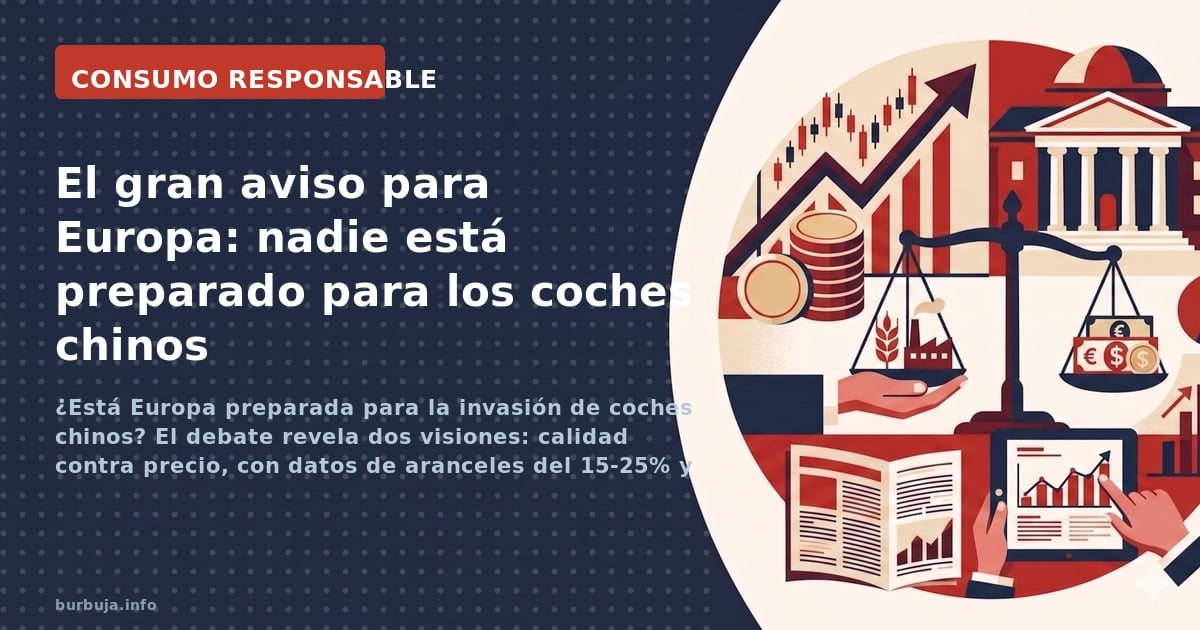¿Está Europa preparada para la invasión de coches chinos? El debate revela dos visiones: calidad contra precio, con datos de 