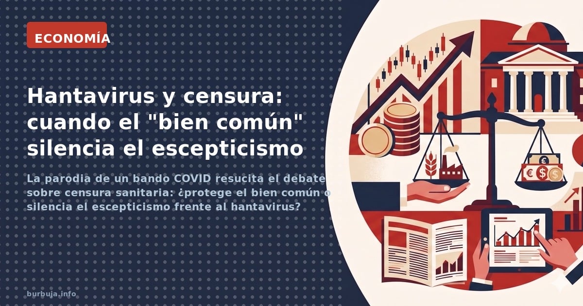 La parodia de un bando COVID resucita el debate sobre censura sanitaria: ¿protege el bien común o silencia el escepticismo fr