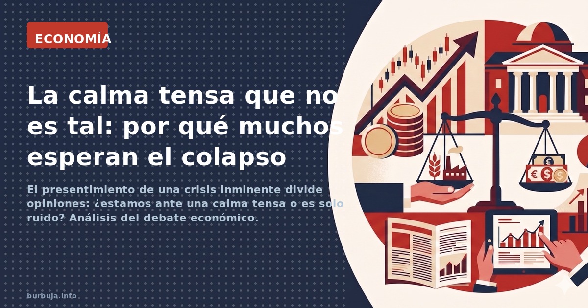 El presentimiento de una crisis inminente divide opiniones: ¿estamos ante una calma tensa o es solo ruido? Análisis del debat