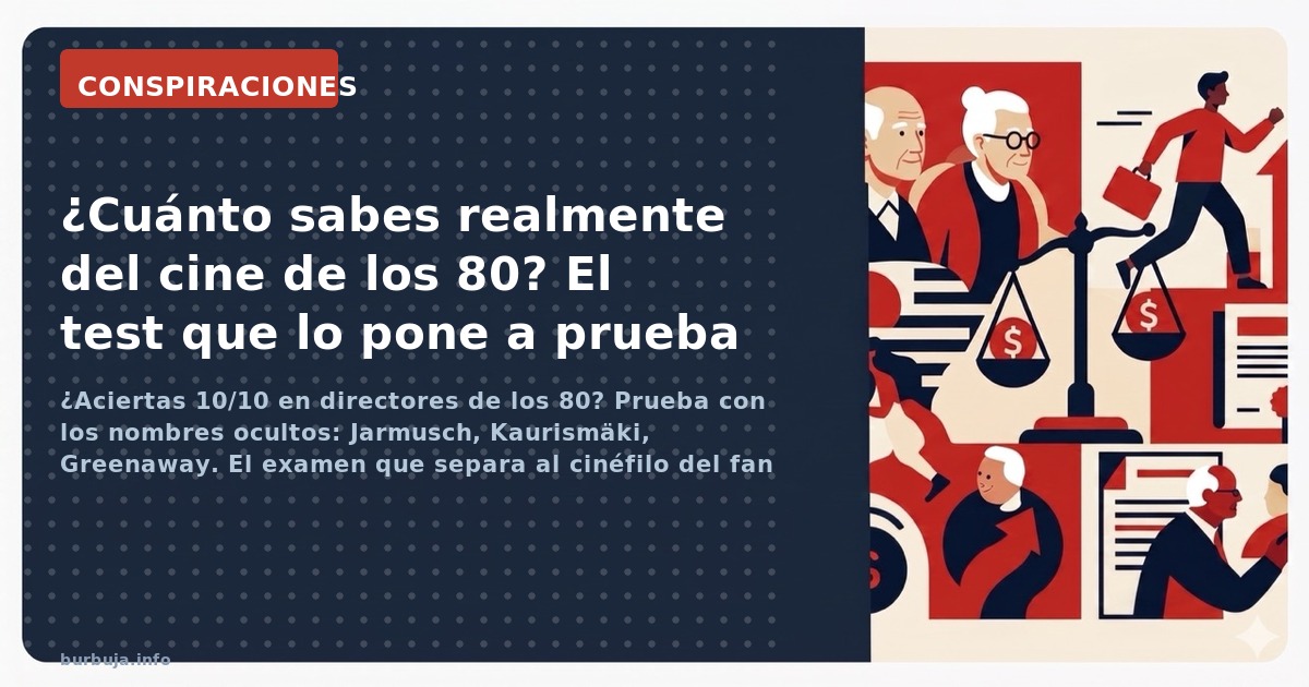 ¿Aciertas 10/10 en directores de los 80? Prueba con los nombres ocultos: Jarmusch, Kaurismäki, Greenaway. El examen que separ
