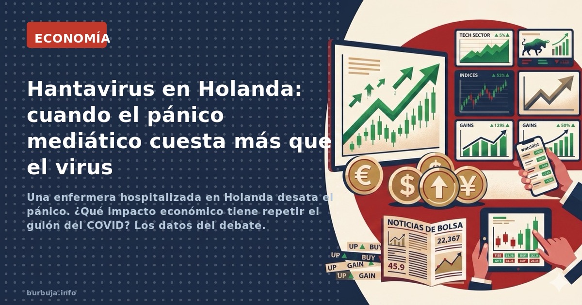 Una enfermera hospitalizada en Holanda desata el pánico. ¿Qué impacto económico tiene repetir el guión del COVID? Los datos d