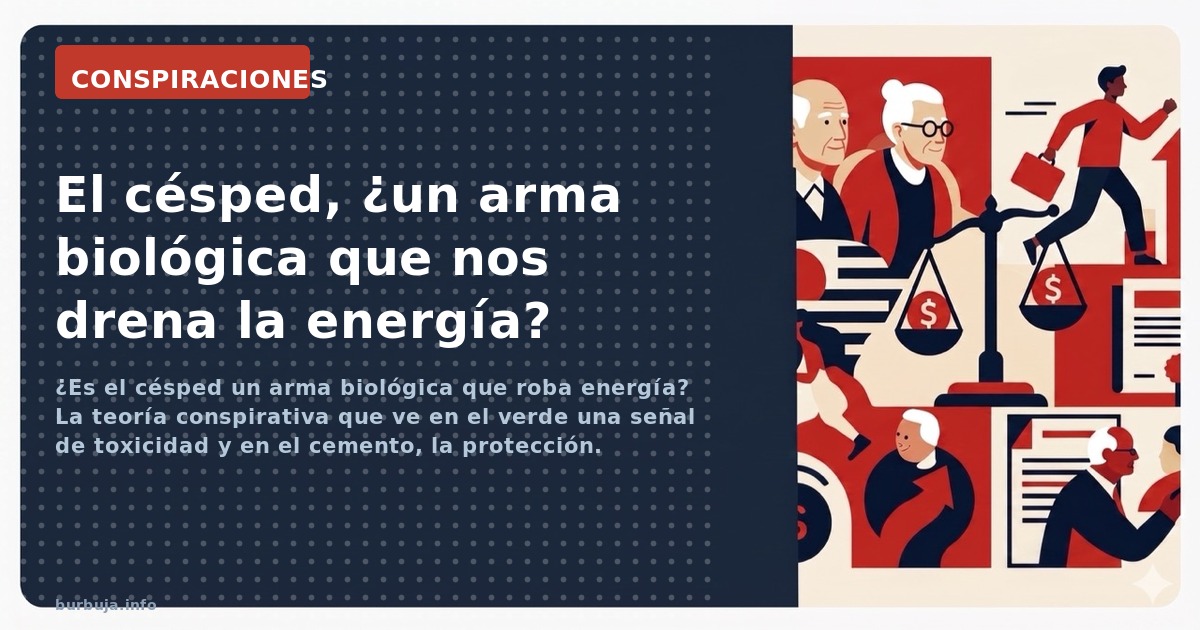 ¿Es el césped un arma biológica que roba energía? La teoría conspirativa que ve en el verde una señal de toxicidad y en el ce
