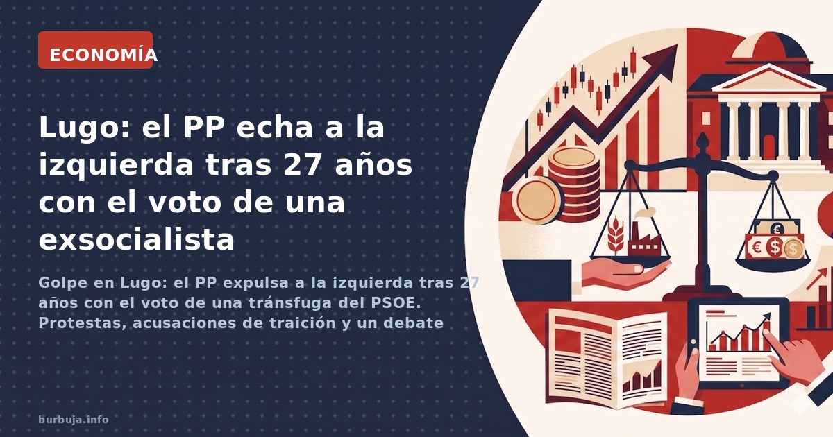 Golpe en Lugo: el PP expulsa a la izquierda tras 27 años con el voto de una tránsfuga del PSOE. Protestas, acusaciones de tra