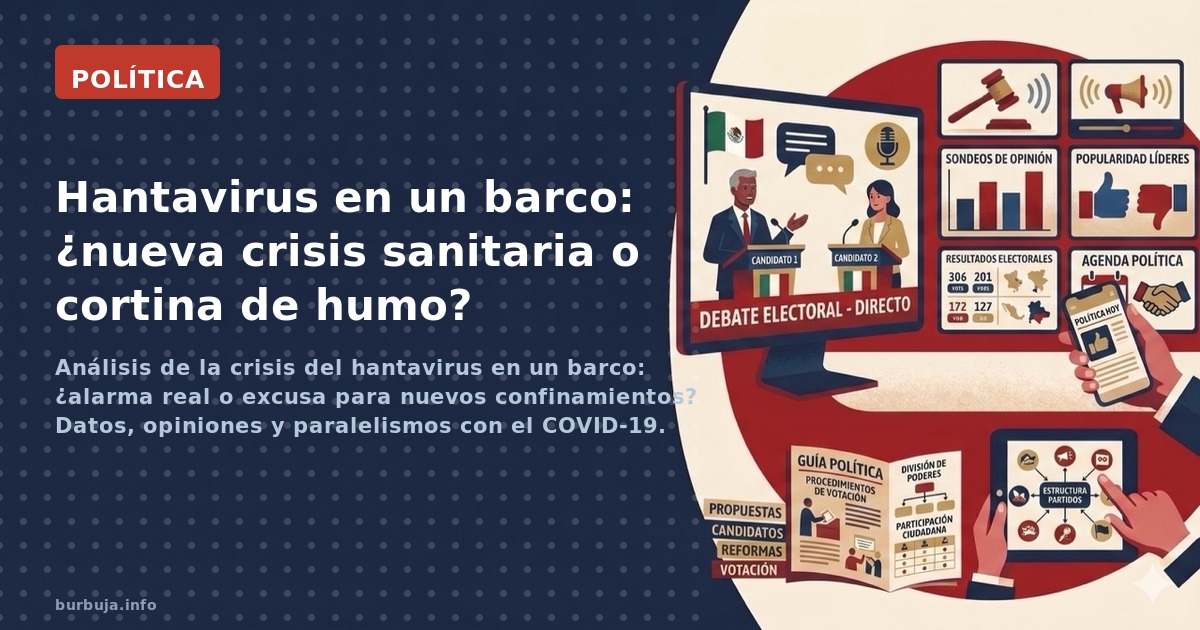 Análisis de la crisis del hantavirus en un barco: ¿alarma real o excusa para nuevos confinamientos? Datos, opiniones y parale