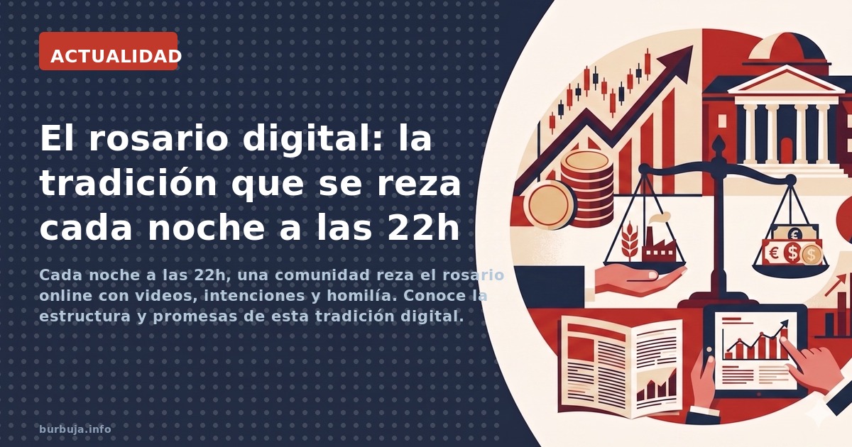 Cada noche a las 22h, una comunidad reza el rosario online con videos, intenciones y homilía. Conoce la estructura y promesas