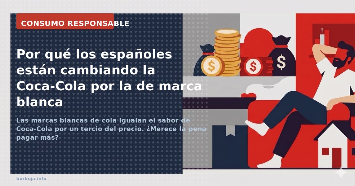 Las marcas blancas de cola igualan el sabor de Coca-Cola por un tercio del precio. ¿Merece la pena pagar más?