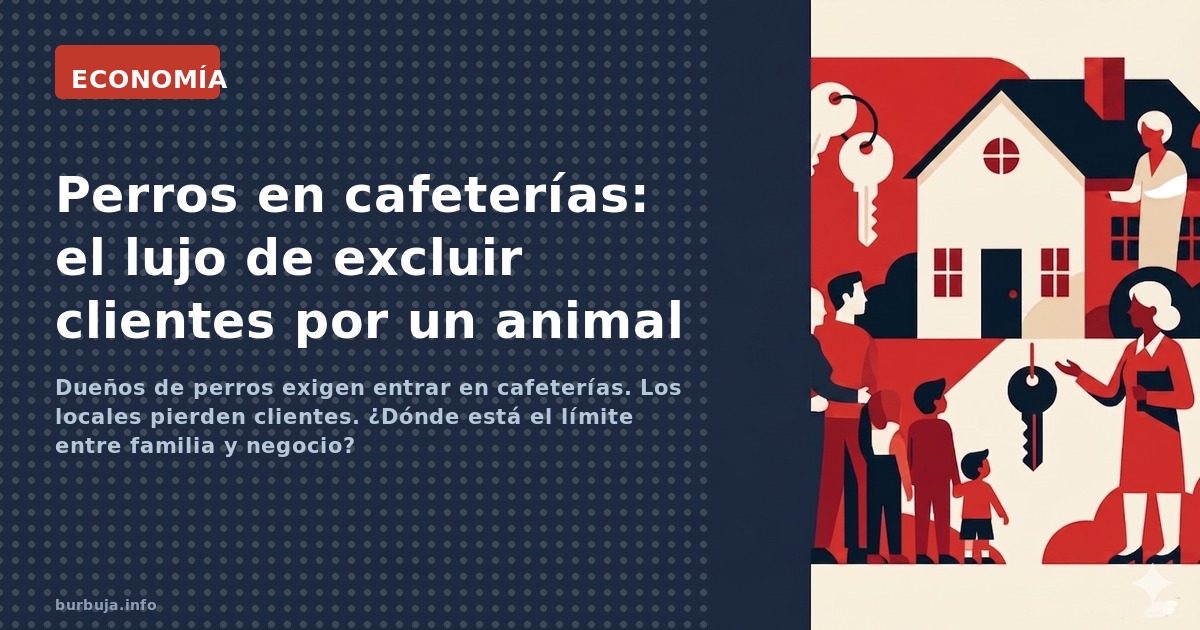 Dueños de perros exigen entrar en cafeterías. Los locales pierden clientes. ¿Dónde está el límite entre familia y negocio?