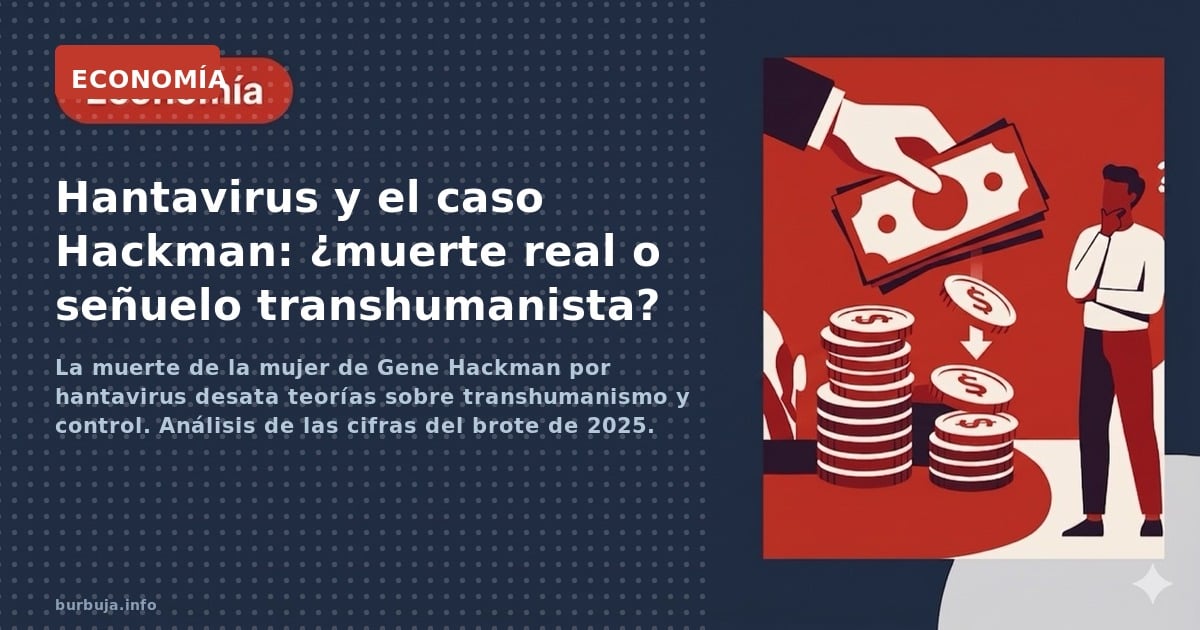 La muerte de la mujer de Gene Hackman por hantavirus desata teorías sobre transhumanismo y control. Análisis de las cifras de