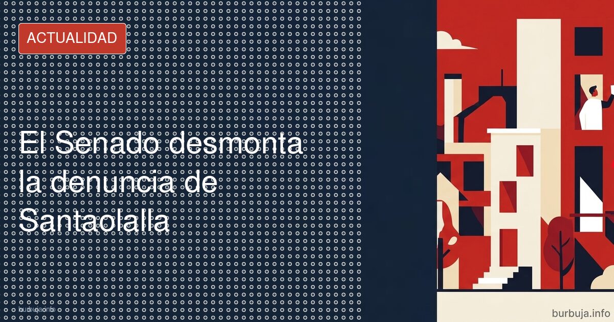 El Senado desmonta la denuncia de Santaolalla