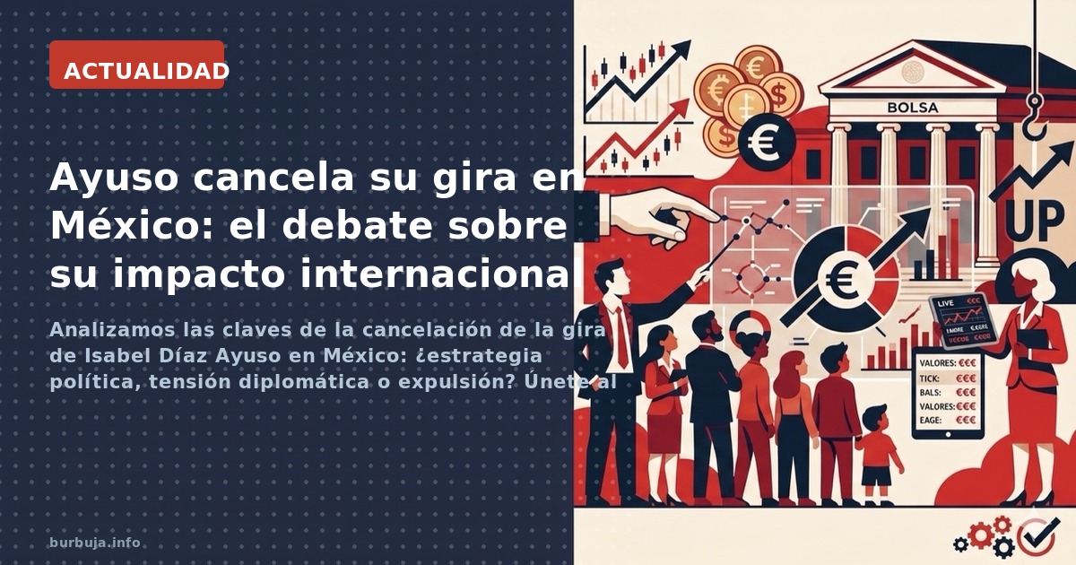 Analizamos las claves de la cancelación de la gira de Isabel Díaz Ayuso en México: ¿estrategia política, tensión diplomática 