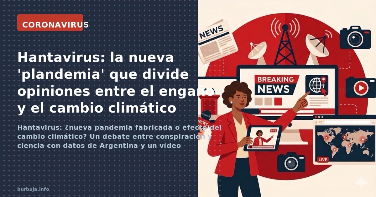 Hantavirus: ¿nueva pandemia fabricada o efecto del cambio climático? Un debate entre conspiración y ciencia con datos de Arge