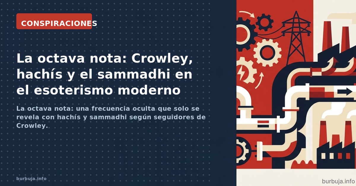 La octava nota: una frecuencia oculta que solo se revela con hachís y sammadhi según seguidores de Crowley.
