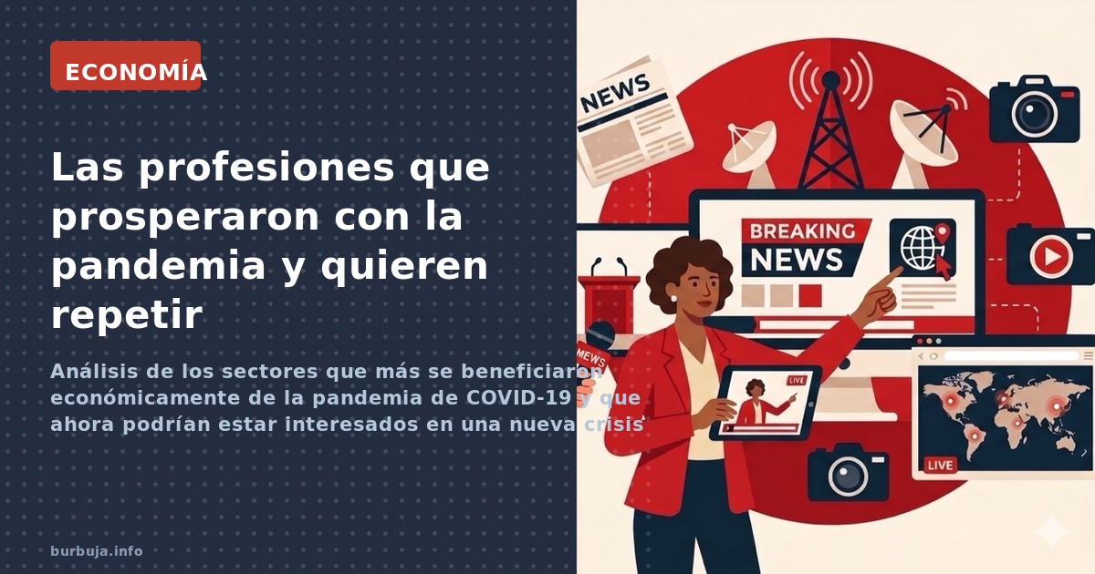 Análisis de los sectores que más se beneficiaron económicamente de la pandemia de COVID-19 y que ahora podrían estar interesa