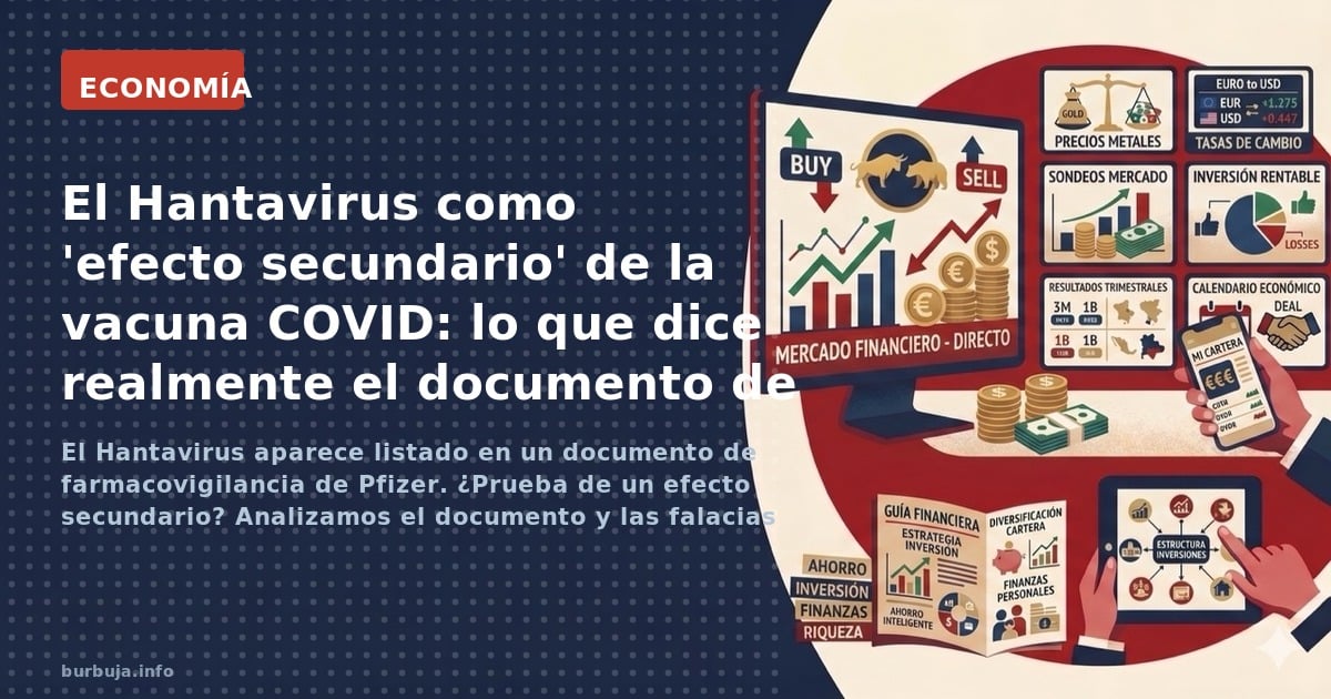 El Hantavirus aparece listado en un documento de farmacovigilancia de Pfizer. ¿Prueba de un efecto secundario? Analizamos el 